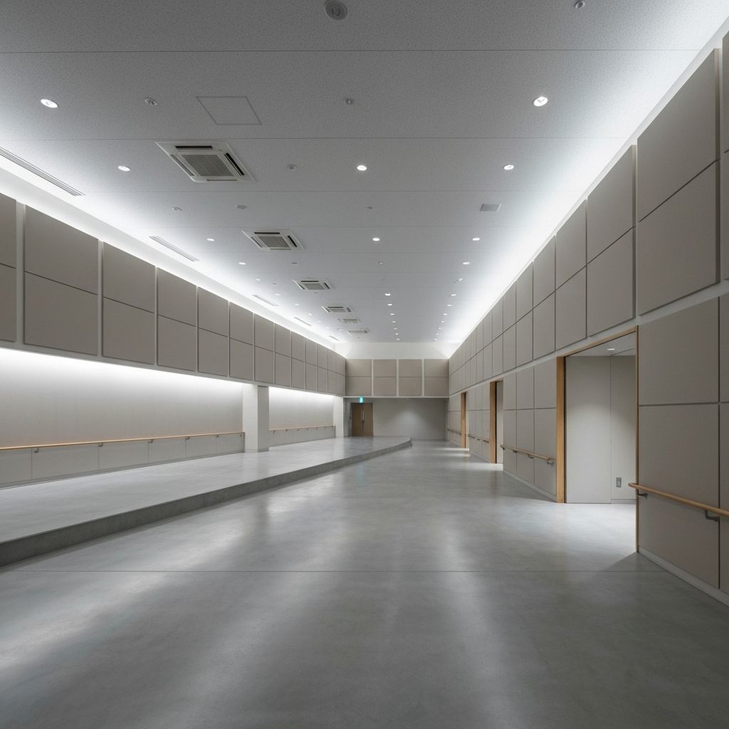 市民ホール吸音パネル